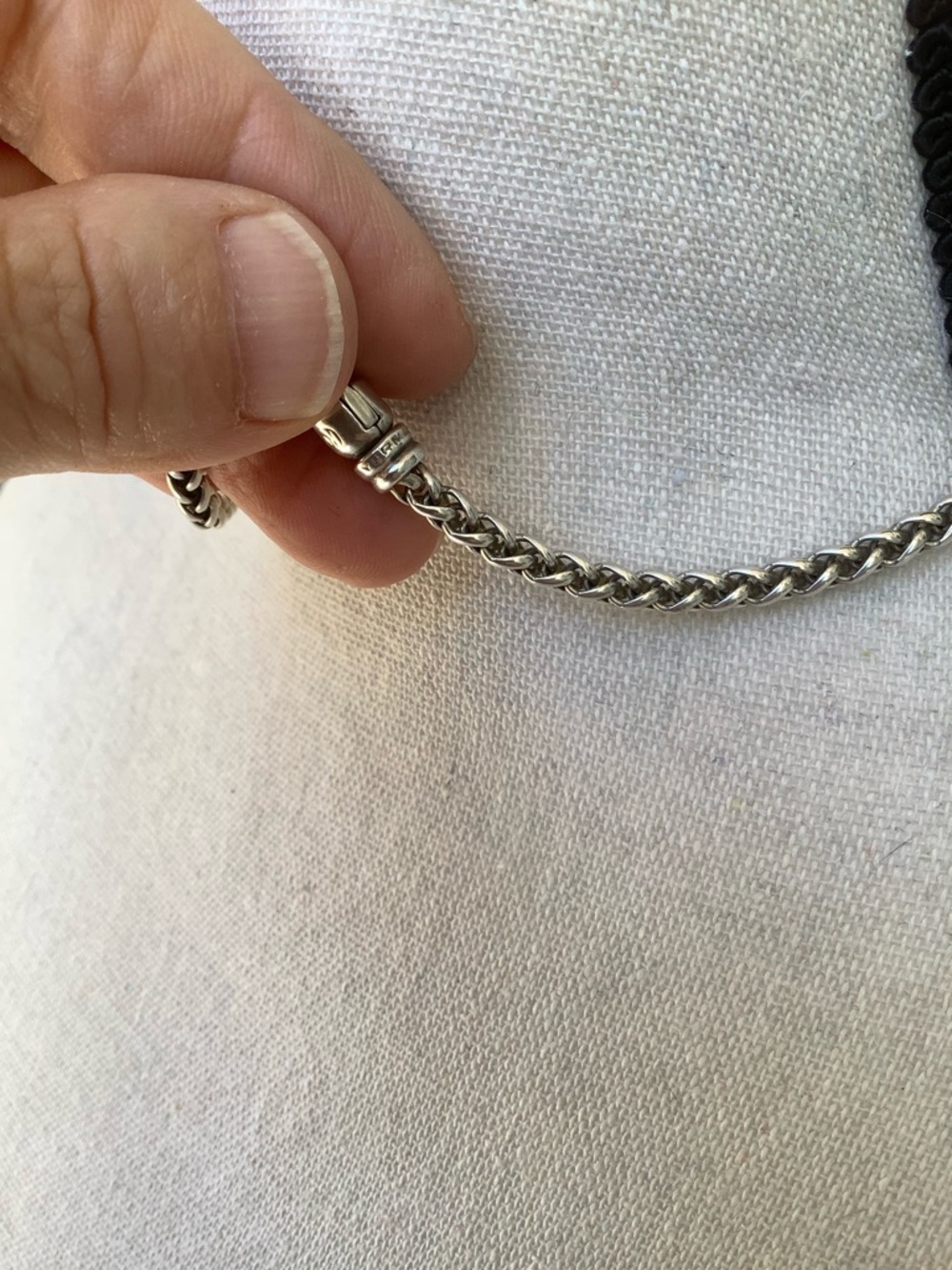 DAVID YURMAN CLASSIC WHEAT NECKLACE IN STERLING SILVER - Picture 2 of 4